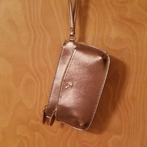 Emma Fox bronze 3 pocket wristlet